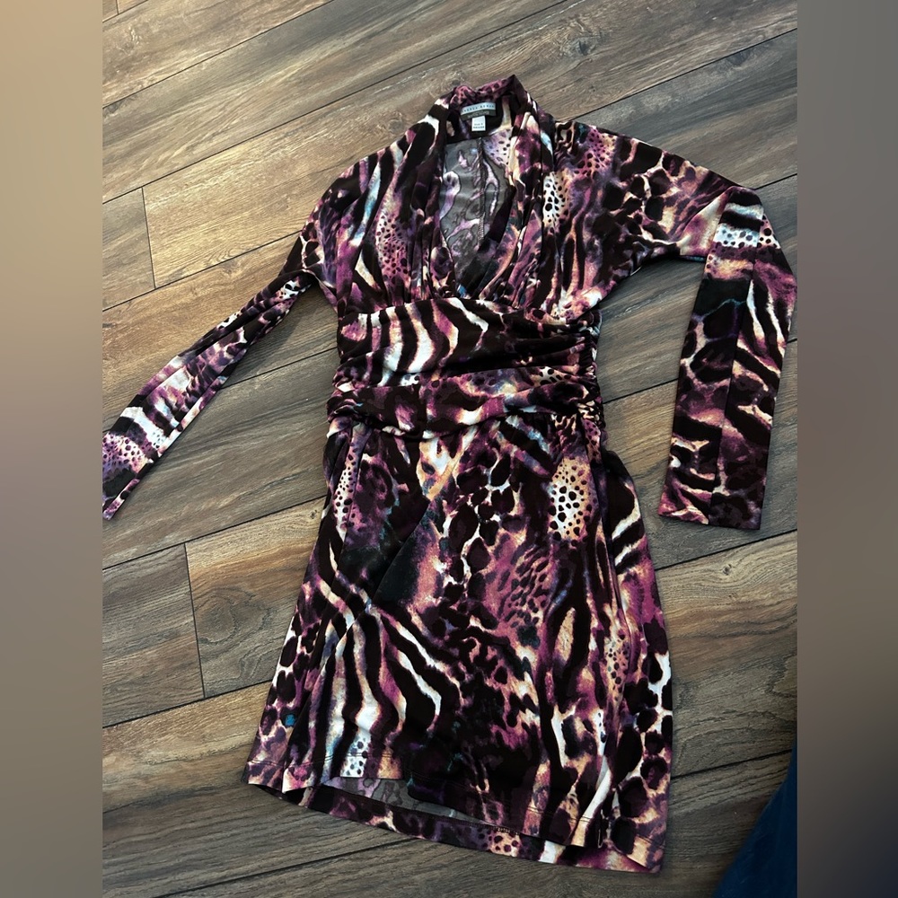 Boston Proper Animal Print dress